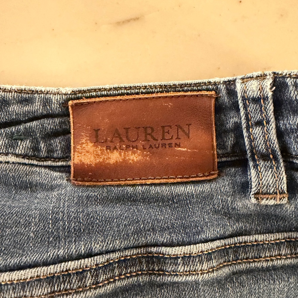 Lauren Ralph Lauren Womens Jeans 20W Classic Straight Denim Blue - Picture 4 of 7